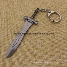 Final Fantasy Miniatur Waffen Metall Schwert Schlüsselanhänger Ring Anhänger